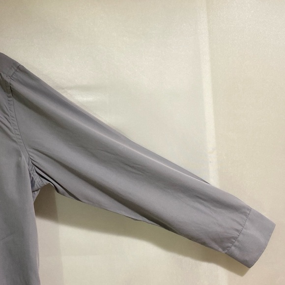 Soul Of London Men's Large Gray Modern Fit Button Down Long Sleeve Dress Shirt - Picture 5 of 13